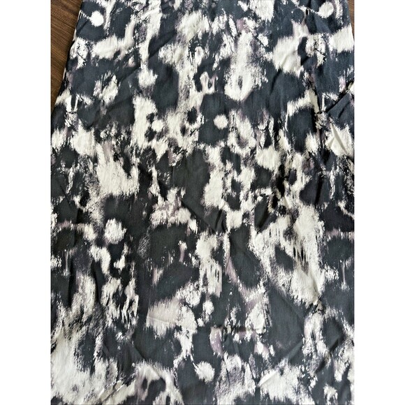 Natori Women's Printed Sleeveless Shift Dress with Pockets Black & White Small - Picture 5 of 9